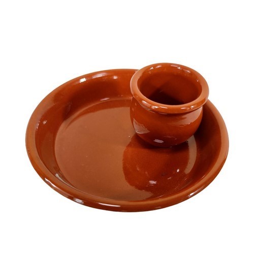 CAZUELA REDONDA ACEITUNAS BARRO ZENKER 13CMS